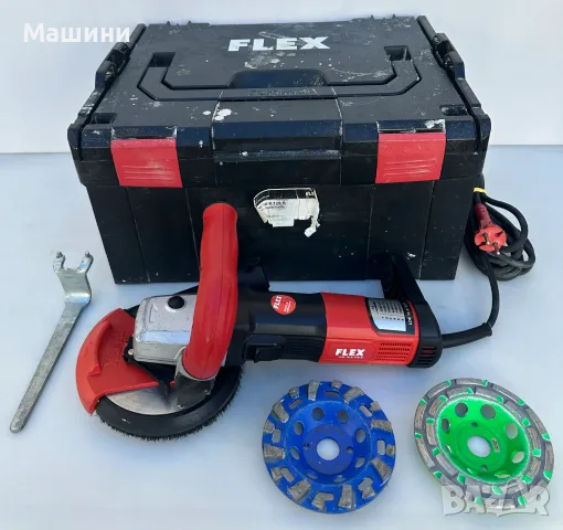 Flex LDE 16-8 125 R - Шлайф машина за бетон като нова!
