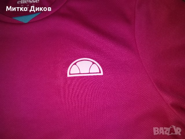 Ellesse маркова женска блуза тениска пинк нова с етикет размер М, снимка 2 - Тениски - 39110000
