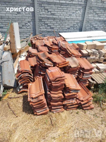 Продавам -  тухли единички,керемиди , куфражни метални платна , тротуарни плочки , тръби и др., снимка 2 - Строителни материали - 47125217