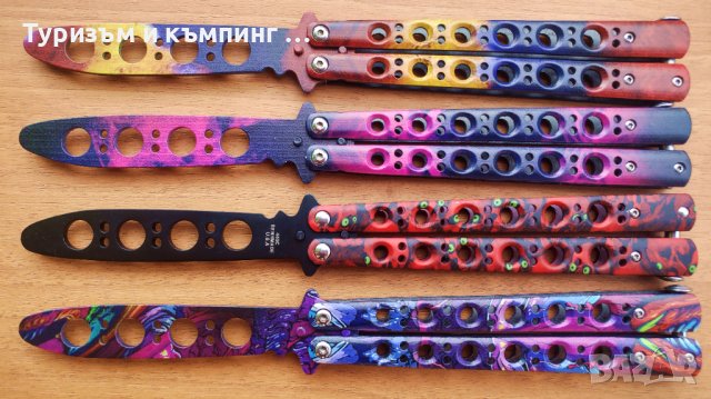 Тренировъчен нож пеперуда /CS:GO/- 7 цвята, снимка 17 - Ножове - 28763994