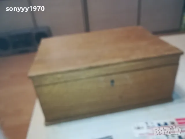 ДЪРВЕНА СТАРА КУТИЯ ОТ ШВЕЦИЯ 3009241711LNVD, снимка 5 - Антикварни и старинни предмети - 47409582