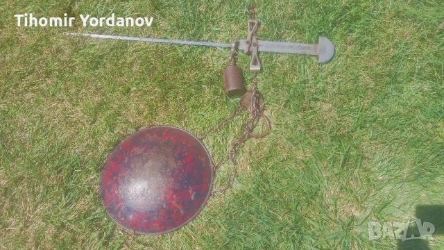 Кантар -Паланца до -50 кг., снимка 11 - Антикварни и старинни предмети - 51479124