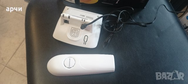 Безжичен телефон DECT Sagemcom D14T, Caller ID, Тел. указател 50 контакта, Черно-бял дисплей, Черен, снимка 2 - Стационарни телефони и факсове - 42727687