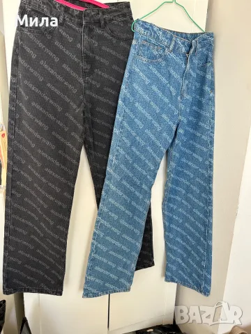 дънки Alexander wang, в сиво цвят, снимка 3 - Дънки - 56303779