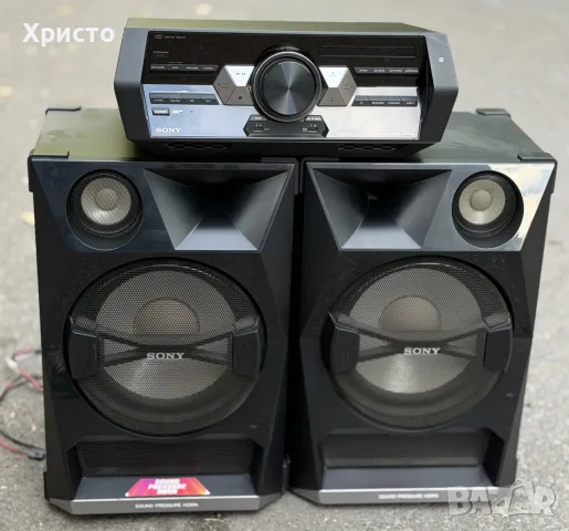 Аудио система Sony SHAKE-33, 2200W, Bluetooth, NFC, USB, CD, Bass Bazuca, снимка 5 - Аудиосистеми - 56110934