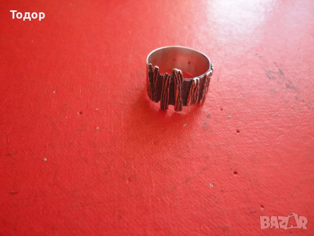 Страхотен сребърен пръстен 5, снимка 2 - Пръстени - 42208755