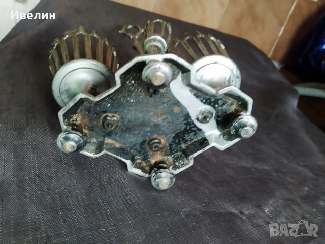 метална поставка за клечи за зъби арт деко, снимка 6 - Антикварни и старинни предмети - 29968780