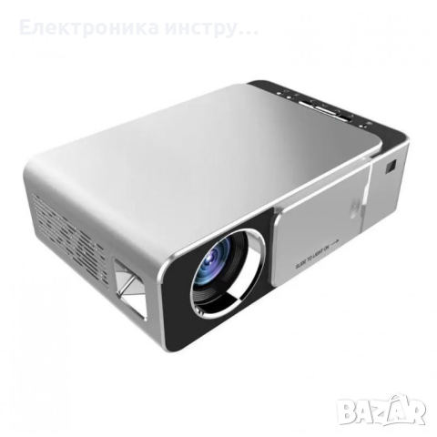 Видеопроектор Bigshot, T6, LED видео проектор, TFT LCD, Сребрист, снимка 2 - Лед осветление - 44699398