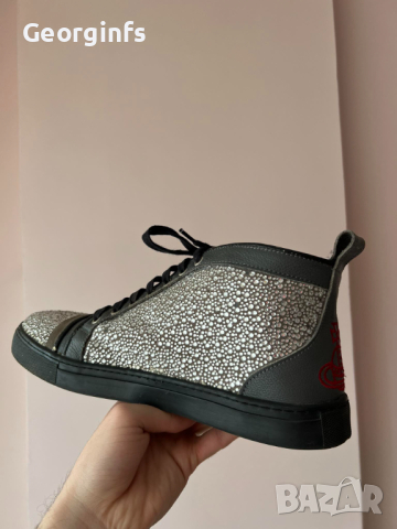 Vivienne WestWood High Sneakers Crystals Високи Обувки Кристали 44, снимка 8 - Официални обувки - 44737037