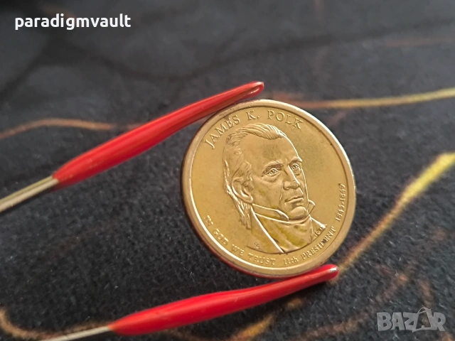 Монета - САЩ - 1 долар (Джеймс Полк) UNC | 2009г.