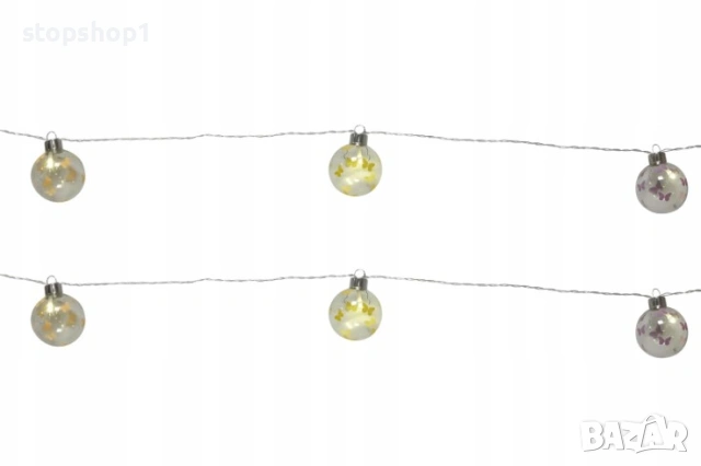Декоративна светлинна верига LED 3.2 метра , снимка 3 - Лед осветление - 53284953