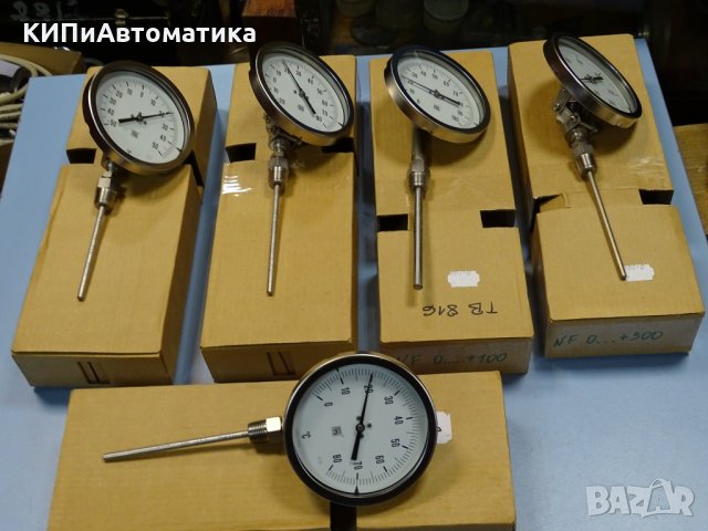 биметален термометър NUOVA FIMA Ø130 mm G 1/2 KL 1 -50/+300°C