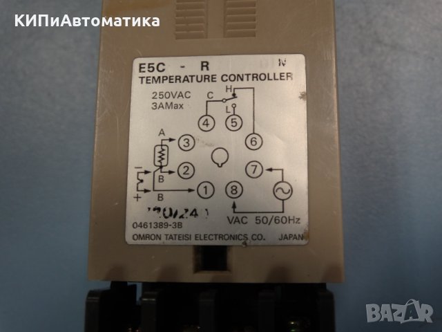 Термоконтролер OMRON E5 C4, снимка 3 - Резервни части за машини - 34451356
