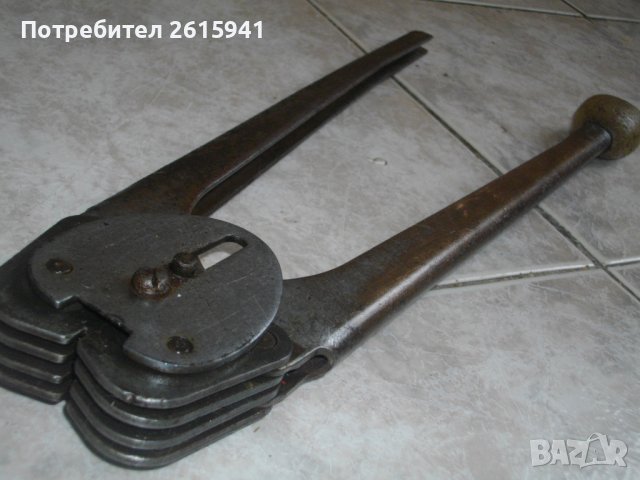 Български Соц Чембер Клещи За Метални Чембер Ленти-Старото Качество-400 мм-ОТЛИЧНИ, снимка 1