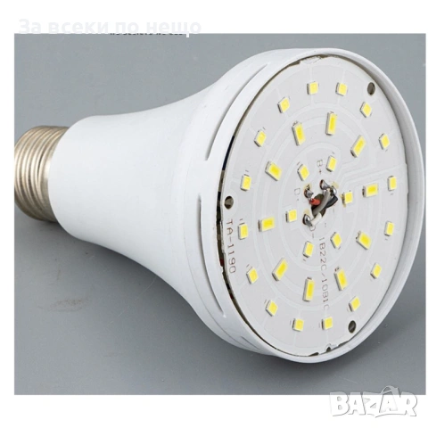LED крушка за аварийно осветление - 9W, снимка 3 - Лед осветление - 53244679