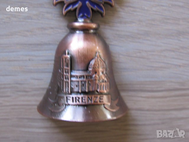 3D Метален магнит-камбанка от Флоренция, Италия-2, снимка 2 - Колекции - 40053211