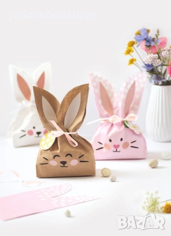 Folia Комплект за хартиени торбички Зайчета