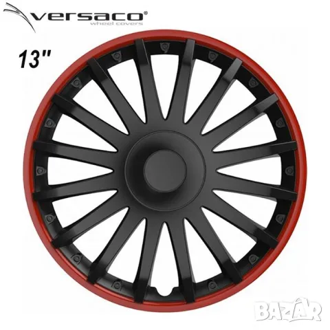 Тасове за джанти 13'' Versaco Crystal RO Black, снимка 2 - Аксесоари и консумативи - 55861726