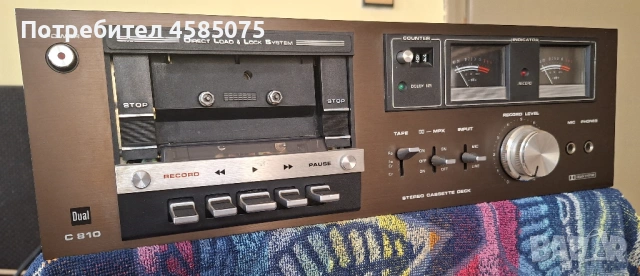 Касетен дек DUAL C810, снимка 5 - Декове - 53874884