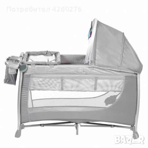 Детска кошара Zizito doris на 2 нива, снимка 6 - Бебешки легла и матраци - 52456441