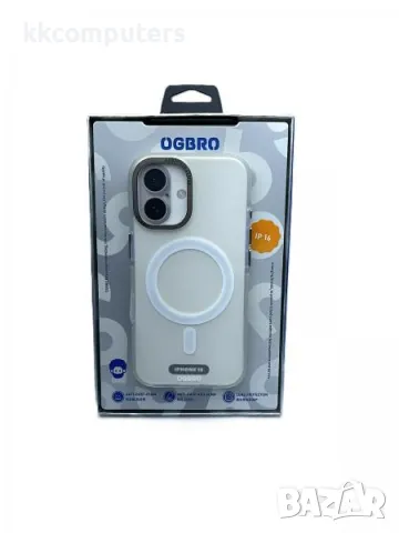 Калъф силикон OGBRO Simplicity MagSafe / Бял / за iPhone 16 Pro 6.3 Баркод : 3131593, снимка 2 - Калъфи, кейсове - 49234329
