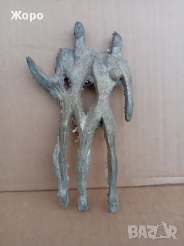 Бронзова статуетка фигура пластика творба края на 70-те го