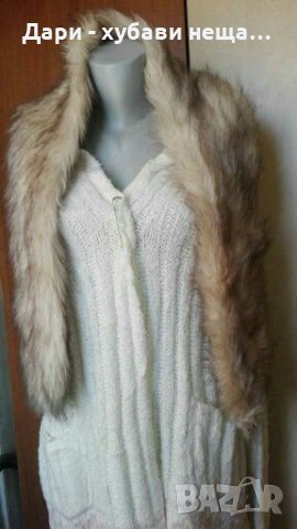 Бяла пухкава жилетка🌹🍀S,M,L🌹🍀арт.3082, снимка 5 - Жилетки - 34540156