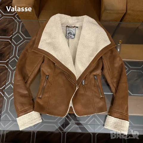 Дамско асиметрично шърлинг яке Maze размер XS/34, снимка 5 - Якета - 56262166