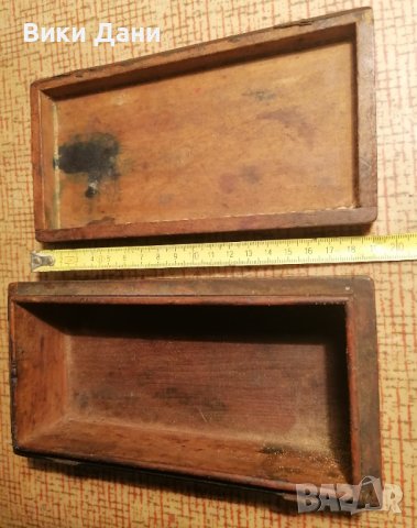 дървена пирографирана кутия антика, снимка 7 - Антикварни и старинни предмети - 38353973