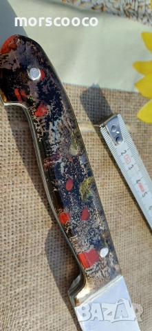 Стар български касапски нож , снимка 5 - Ножове - 52846907