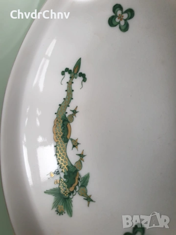 Meissen 14см/Майсен порцеланова чиния-пепелник, снимка 3 - Други - 53950558