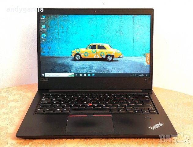 Lenovo ThinkPad E490/Core i5-8265U/8GB RAM/256GB SSD NVME/14' Full HD IPS , снимка 1 - Лаптопи за работа - 39527059