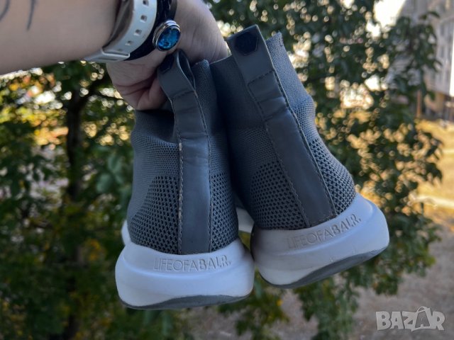 BALR. Premium Sock Sneaker V4 ‘Reflective Grey’ — номер 46, снимка 4 - Маратонки - 42780621