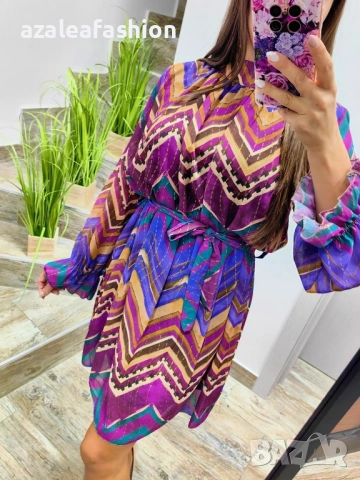 Стилна дамска рокля, снимка 2 - Рокли - 51778087