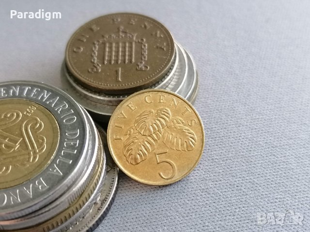 Монета - Сингапур - 5 цента | 1995г., снимка 1 - Нумизматика и бонистика - 40528030