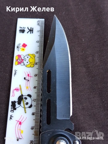 Джобен нож много красив здрав USA COLUMBIA перфектно състояние 43110, снимка 8 - Ножове - 51131642
