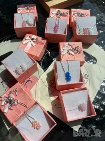 Сребърни опалени колиета 925 и гривни, снимка 7 - Колиета, медальони, синджири - 51147166