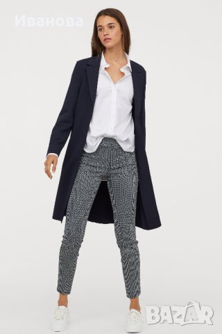 H&M елегантен комбинативен панталон, снимка 2 - Панталони - 42331824