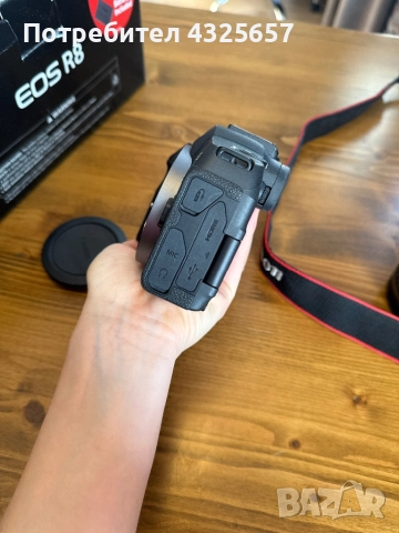Canon R8 + 50mm 1.8 + пълен фотографски комплект + гаранция. Като нов, снимка 9 - Фотоапарати - 52011529