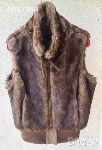 Елек кожа и пух Vero Moda 