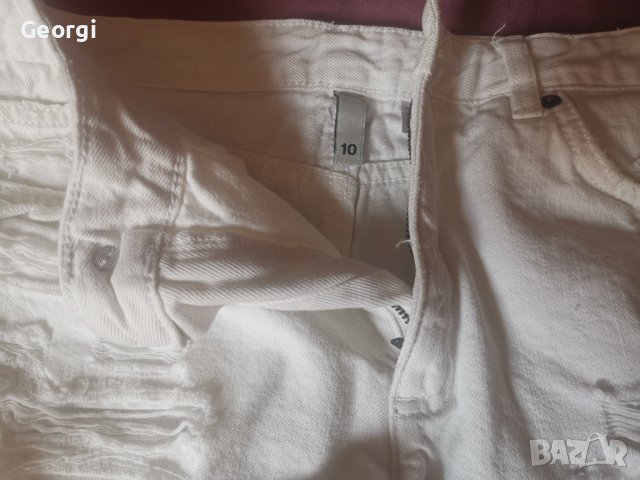 Бели къси панталони, снимка 4 - Къси панталони и бермуди - 37091744