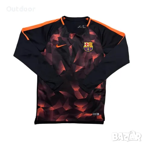 Мъжка блуза Nike x FC Barcelona, размер S, снимка 1 - Спортни дрехи, екипи - 47539213