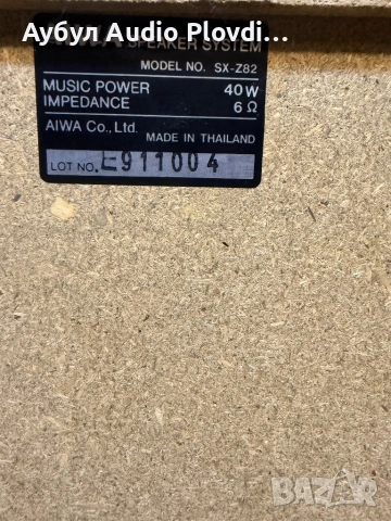 Aiwa SX-Z82 2-Way Spekers System, снимка 6 - Тонколони - 53889398