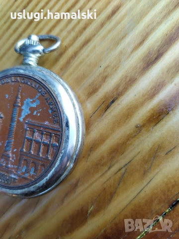 Джобен часовник, снимка 4 - Антикварни и старинни предмети - 53970392