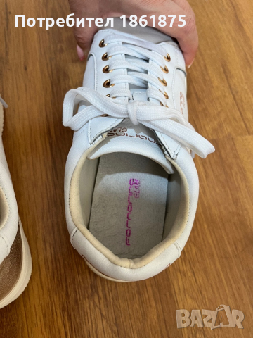 Дамски кецове FORNARINA естествена кожа, снимка 6 - Маратонки - 44583462