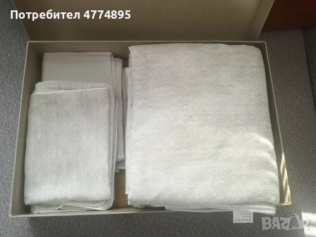 Нов луксозен спален комплект Yataş Bedding – светло сив- сатен, 200x220