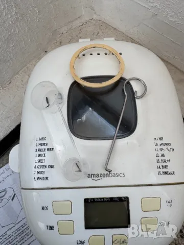 Хлебопекарна Amazon Basics, Незалепващо Покритие, 14 Настройки!, снимка 5 - Хлебопекарни - 48890354