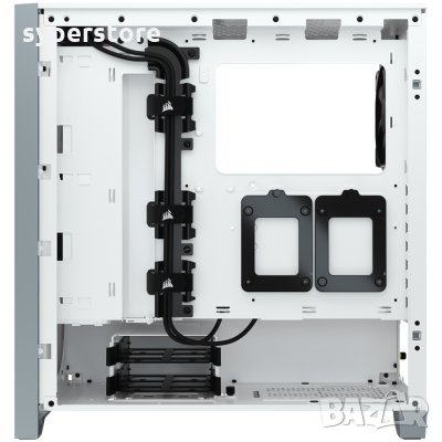 Геймърска Кутия за компютър Corsair 4000D CC-9011199-WW, White Middle Tower, снимка 4 - Захранвания и кутии - 31133848