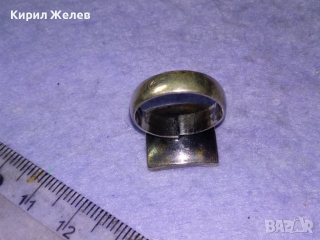 АРТИСТИЧЕН ФЕШЪН АРТ СРЕБЪРЕН ПРЪСТЕН СРЕБРО 925 АВТОРСКА РЪЧНА МАЙСТОРСКА ИЗРАБОТКА 40626, снимка 15 - Пръстени - 42929019