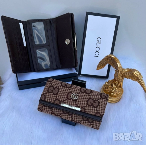 портмоне в кутия gucci, снимка 6 - Портфейли, портмонета - 51456915